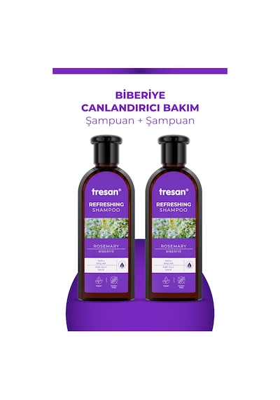 Biberiye Canlandırıcı Bakım Şampuanı 300 Ml X 2 Adet