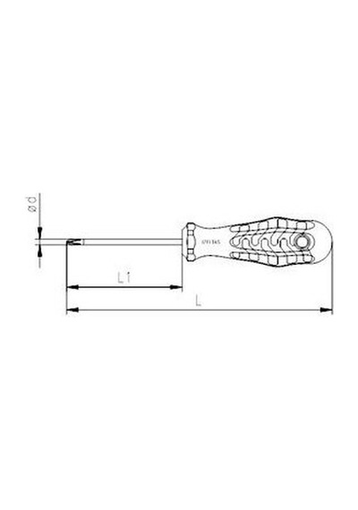 İzeltaş Kraft Seri Ph0 Yıldız Uçlu Tornavida 3x60