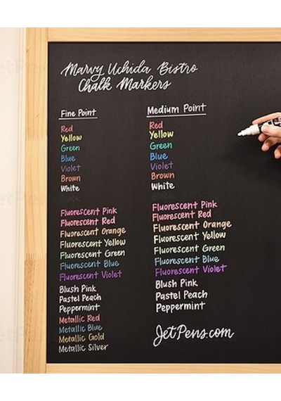 Marvy Easy Chalk Marker Sıvı Tebeşir Kalemi Fosforlu Sarı N11.59