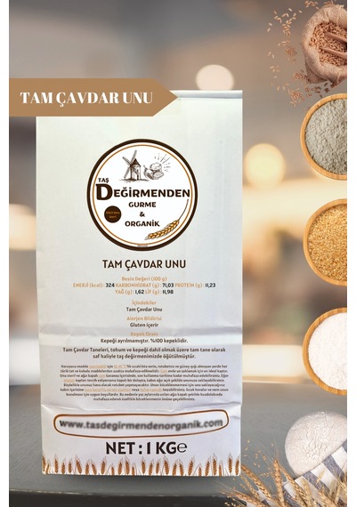 Tam Çavdar Unu - 1 Kilo