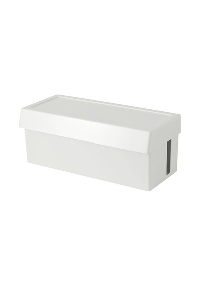 Ikea Sättıng Kablo Düzenleme Kutusu, Beyaz, 32x14x12 Cm, Kapaklı