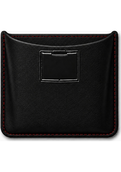 Tekstil Duvar Tipi Çok Amaçlı Organizer Avadanlık Çantası 32 Gözlü Siyah Deri Kırmızı Dikişli 135x48 Cm