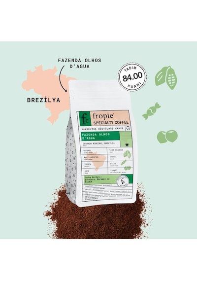 Fropie Nitelikli Kahve Brezilya Öğütülmüş 250 G