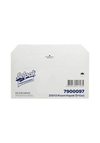 Selpak Professional Klozet Kapak Örtüsü 250'li