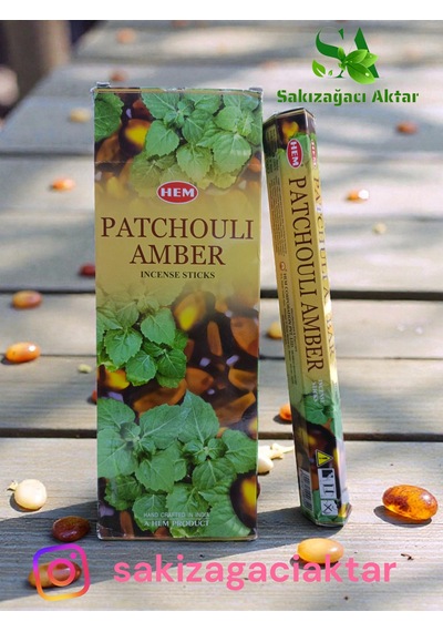 Hem Tütsü Paçuli & Amber 20 Çubuk