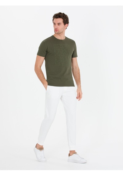 Cacharel Ekru New Slim Fit Eşofman Altı Bej