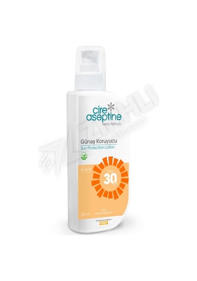 5 Adet Cire Aseptine Sun Güneş Koruyucu Yetişkin Spf30 200 Ml