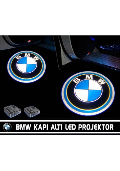 Femex Bmw Pilli Yapıştırmalı Kapı Altı Led Hayalet Logo 2adet