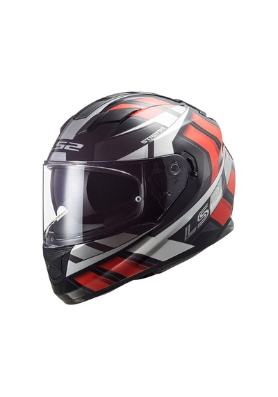 Ls2 Stream Evo Loop Full Face Motosiklet Kaskı Siyah - Kırmızı
