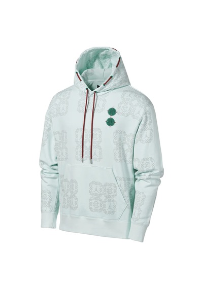 Air Jordan X Clot Polar Kapüşonlu Sweatshirt - Do0007-394 Çok Renkli