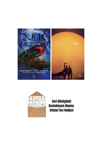 Dune Grafik Roman: 2. Kısım Muad Dib + Dune Film Kapağı