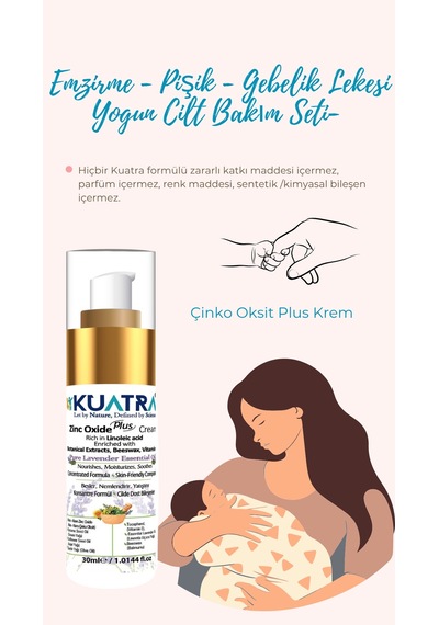 Kuatra Emzirme-pişik- Gebelik Lekesi- Yoğun Cilt Bakım Seti- Cildin Sevdiği Güçlü Formüller