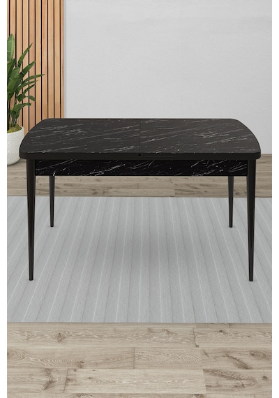 Canisa Exve Serisi 80x132 Açılabilir Siyah Mermer Desen Masa Takımı Ve 4 Antrasit Sandalye Masa Siyah Mermer Desen Sandalyeler Antrasit Canisa Exve Serisi 80x132 Açılabilir Siyah Mermer Desen Masa Takımı Ve 4 Antrasit Sandalye Masa Siyah Mermer Desen Sandalyeler Antrasit