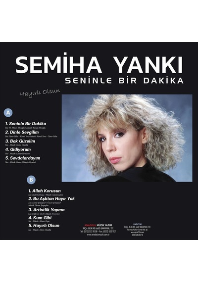 Semiha Yankı - Seninle Bir Dakika Hayırlı Olsun Plak