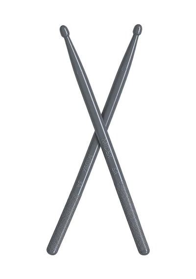 Midex Gfk-901gry-5x Pro 5a Profesyonel Kırılmaz Baget Fiber Karbon Drumsticks Gri Bateri Bageti 5 Çift