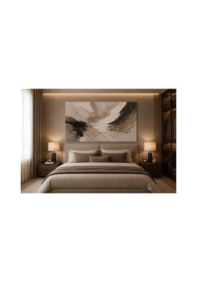 Modern Soyut Dokulu Fırça Darbeleri Kanvas Tablo Bej, Krem, Vizon, Siyah Ve Gold Detaylı Lüks Salon & Yatak Odası Duvar Dekoru Çerçevesiz Premium Baskı Modern Soyut Dokulu Fırça Darbeleri Kanvas Tablo Bej, Krem, Vizon, Siyah Ve Gold Detaylı Lüks Salon & Yatak Odası Duvar Dekoru Çerçevesiz Premium Baskı