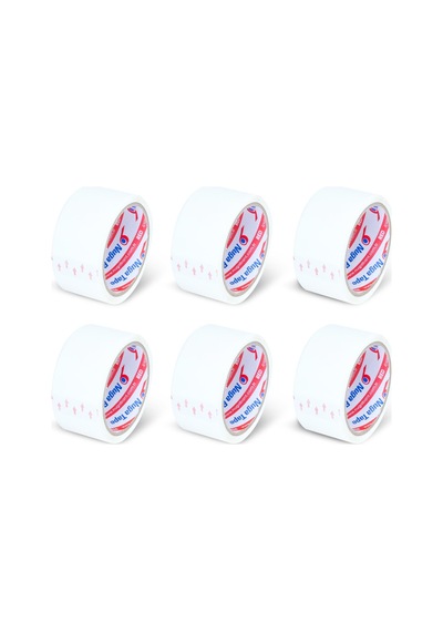 Nuga 45 Mm X 40 Mt Beyaz Koli Bandı 6 Adet 10