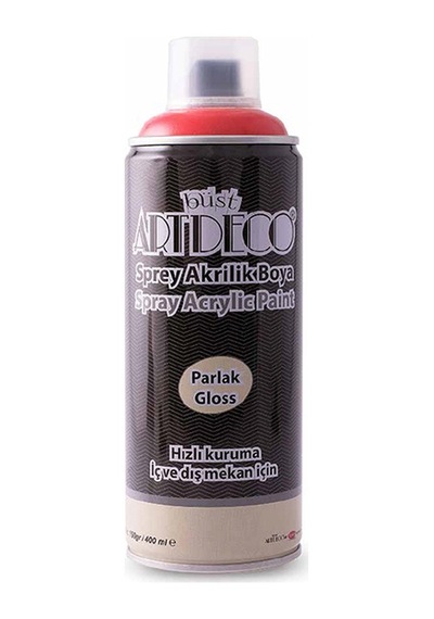 Artdeco Akrilik Sprey Boya 400 Ml Scarlet Y-400-330 Çok Renkli