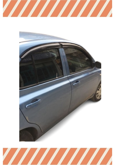 Nıssan Micra 2003-2010 Modellerine Özel 4'lü Mügen Tip Cam Rüzgarlığı