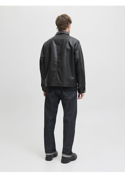 Jack & Jones Jjecasablanca Pu Ceket 12278839 Siyah