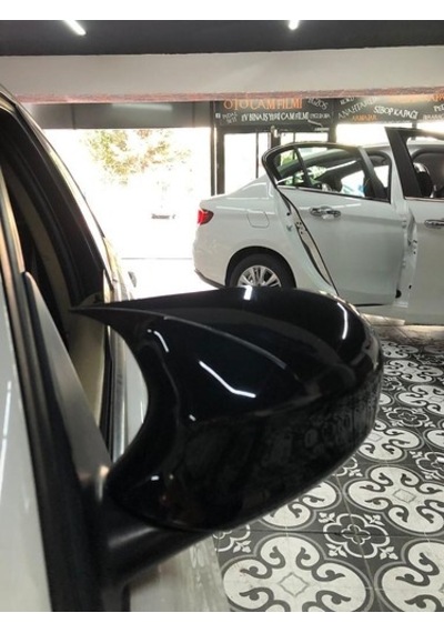 Bmw E90 Makyajlı Batman Yarasa Ayna Kapağı 2008-2011 Piano Black