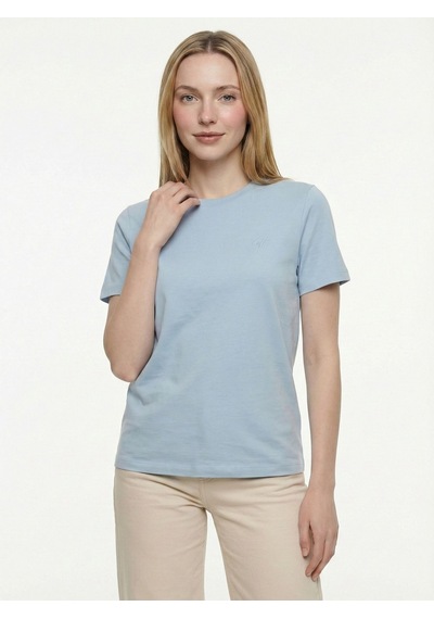 Kadın T-shirt Lf2042252 Lıght Blue Açık Mavi Kadın T-shirt Lf2042252 Lıght Blue Açık Mavi