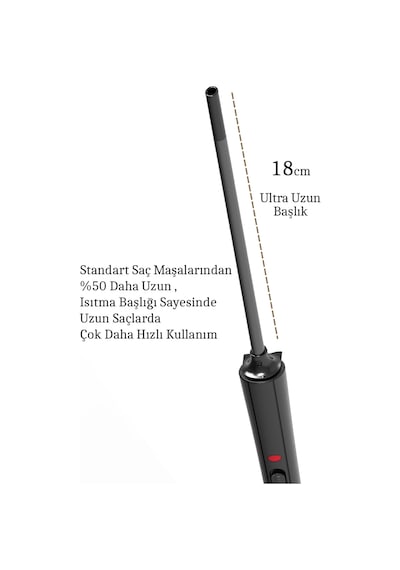 Hairens Hrs-130 Afro Dalga Kıvırcık Saç Maşası