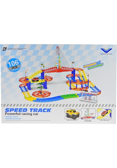 Arabalı Lunapark Oyuncak Işıklı Sesli 106 Parça