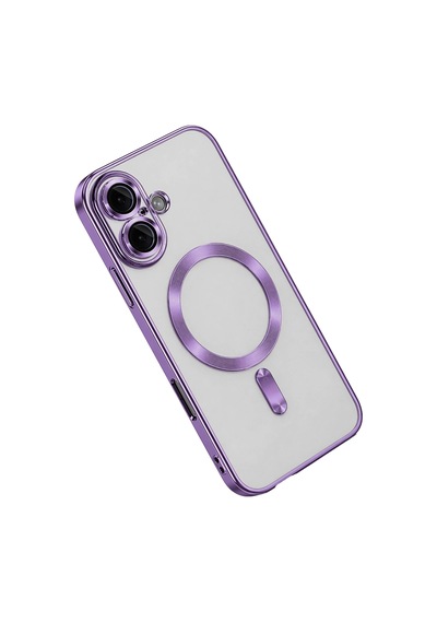 Apple iPhone Uyumlu,  16 Kılıf Kross Magneticsafe Kapak - Mor