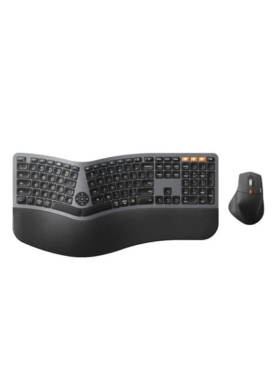 Protoarc Ekm01 Plus Siyah Gri Kablosuz Klavye Mouse Seti Cp01339