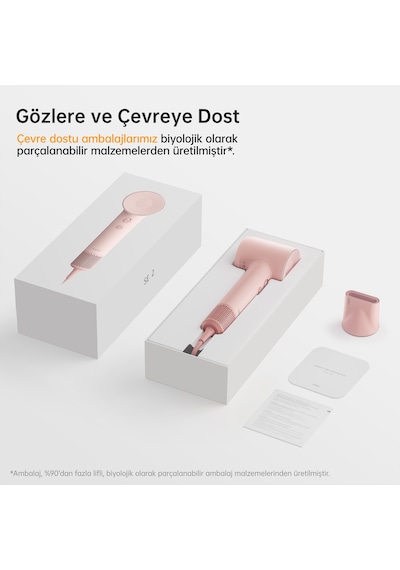 Laifen Se 2 Saç Kurutma Makinesi - Pastel Pembe