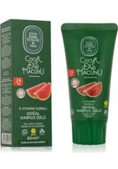 Eyüp Sabri Tuncer Doğal Karpuz Özlü 2-6 Yaş Çocuk Diş Macunu 60 Ml