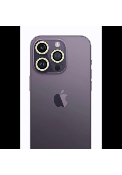 İphone 12 Pro Neon Fosforlu Kamera Lens - Beyaz Diğer