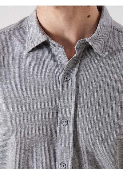 Lcw Vision Gri Slim Fit Erkek Gömlek