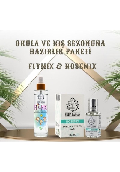 Art De Huile Hülya Kayhan Burun Çevresi Yağı 10 ML + Fly Mix Vücut Spreyi 120 ML