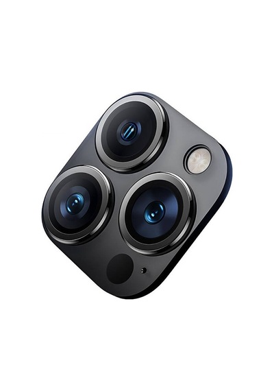Apple Uyumlu   iPhone 16 Pro Safir Kamera Lens Koruyucu Benks Dr Serisi Siyah