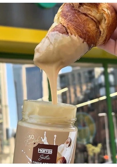 Sütlü Fındık Kreması %50 Fındık Katkısız Glutensiz 350 Gr X 4 Adet