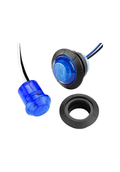 Off Road Kartal Gözü Yuvarlak Mavi Led Lamba 12-24v 5 Adet