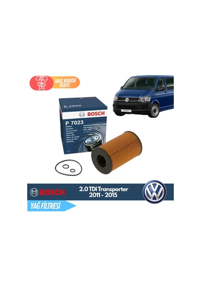 Volkswagen Transporter 2.0 Dizel 2011 - 2015 Model Yağ Filtresi