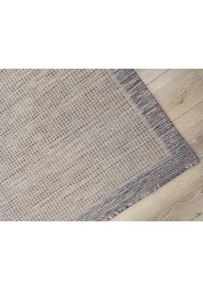 Çam Halı Sisal 9509 Bej Bordürlü Jüt Sisal Kilim - 100x200