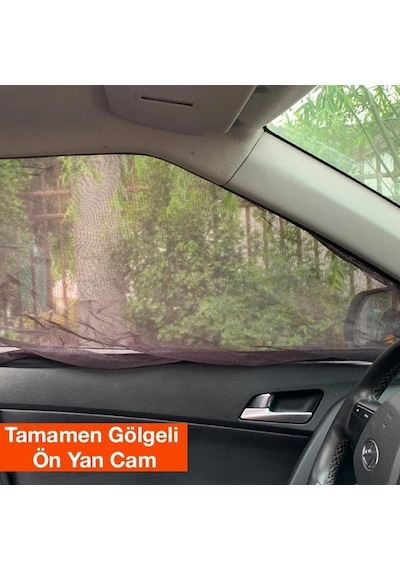 Ally Araba Yan Cam Perdesi Sineklik Araç Oto Güneşlik Örtü Perde Kılıf- 5775