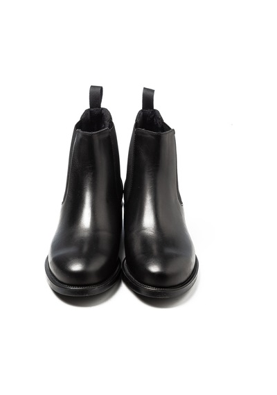 Nero Black Bot Kadın 98l3 Frau Seta Ankle Boot Nero Siyah