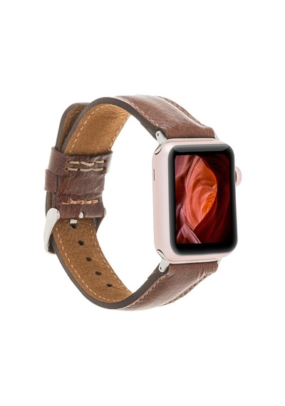 Apple Watch Uyumlu Deri Kordon 42-44-45mm Vs5