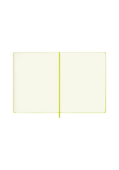 Moleskine Classic Sert Kapak Çizgisiz Defter 19x25 Lemon Green Sarı