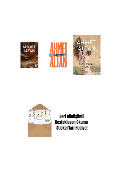 Zarlar + Aldatmak - Yalnızlığın Özel Tarihi Cep Boy + Kılıç Yarası Gibi + Okuma Sticker'ları