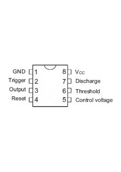 Ne555 Sop8 Smd Zaman Entegresi
