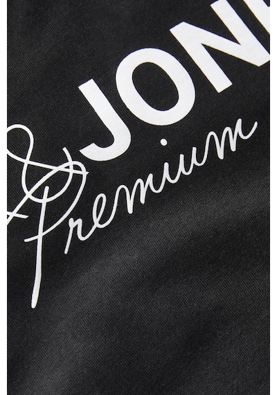 Jack & Jones Jprblaneo Ss Tee Erkek Kısa Kollu Basic T-shirt Pamuklu Siyah