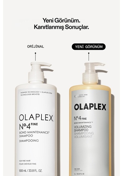 No.4 Fine Bond Maintenance Volumizing Shampoo - İnce, Orta Telli Saçlar İçin Hacim Veren Bakım Şampuanı 1l İnce Telli