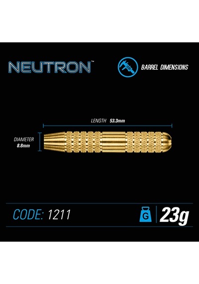 Winmau Neutron 23 G Dart Oku Seti