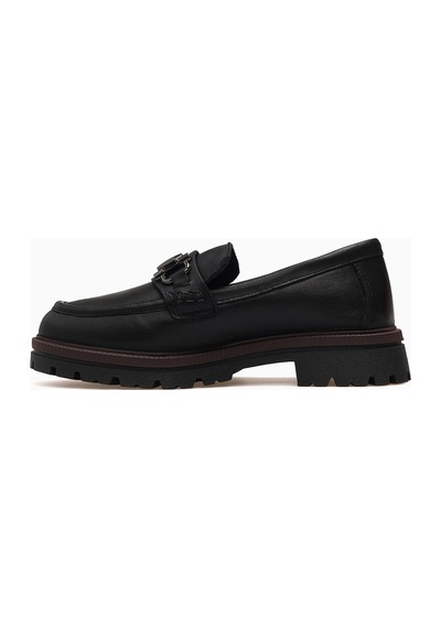 Mamma Mia Mammamia Kadın Deri Günlük Loafer Ayakkabı 26k D26ka-3225 Siyah